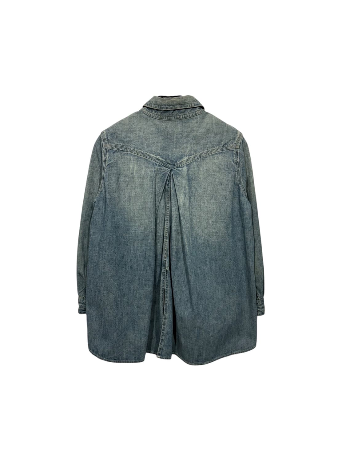 SACAI LUCK denim hybrid shirt  상품이미지5