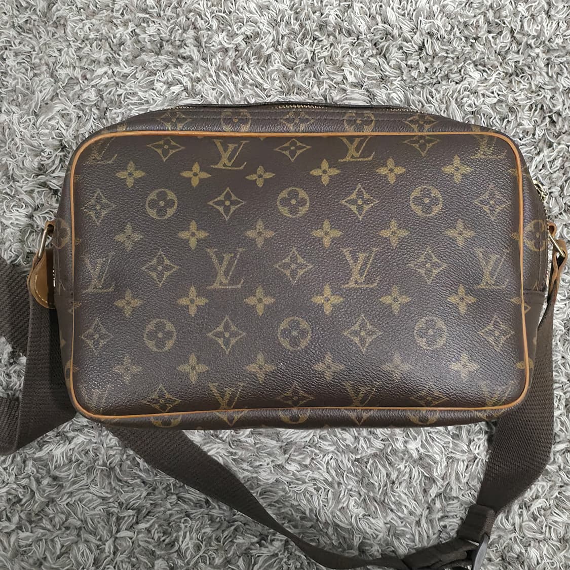 루이비통 모노그램 크로스백 숄더백 브라운 리포터 pm 상품이미지3