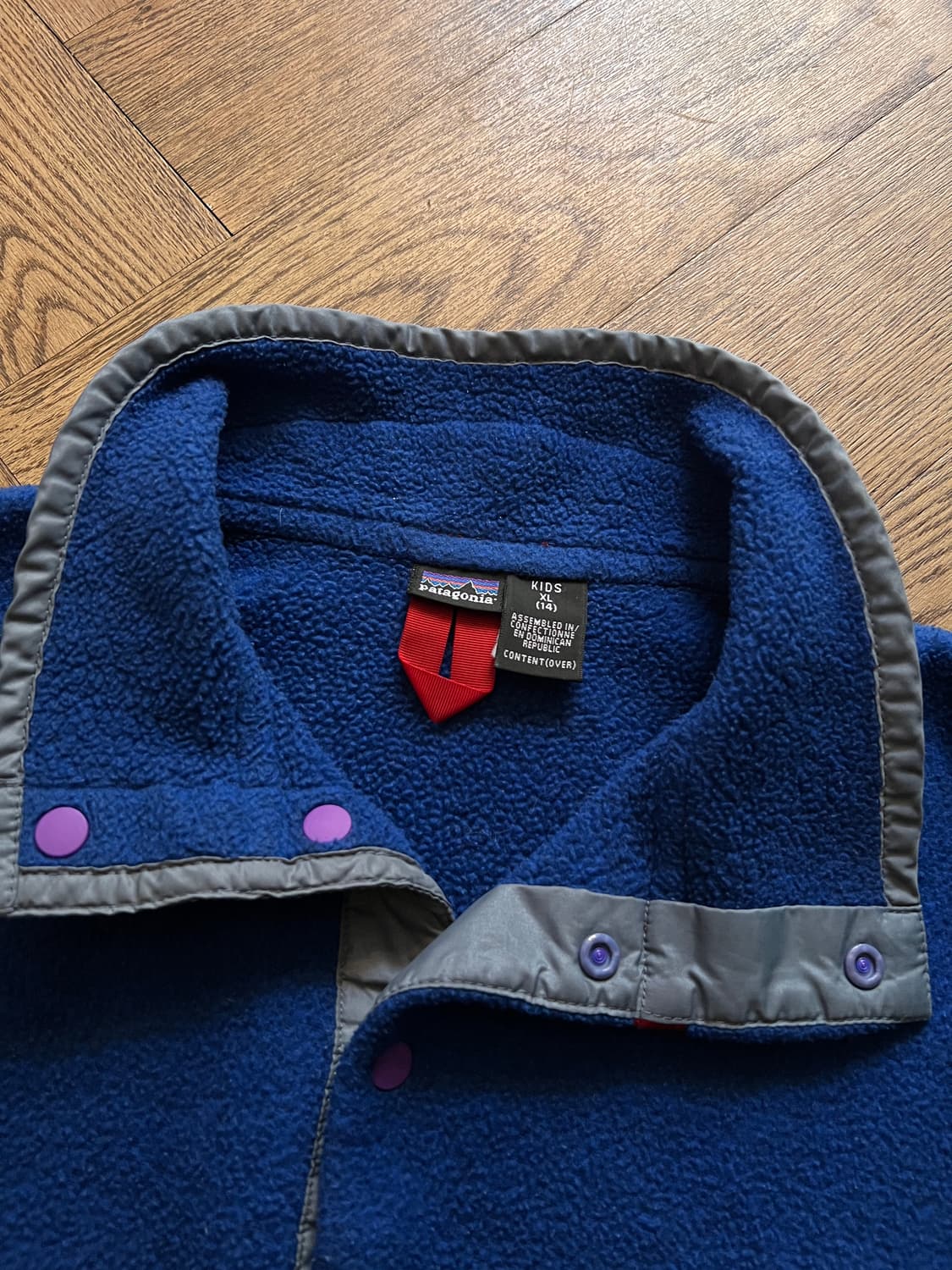 [Kids XL]90's 파타고니아 신칠라 블루 아노락 플리스 상품이미지2