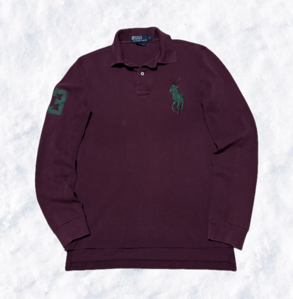 폴로 랄프로렌 빅포니 버건디 긴팔 상품이미지1