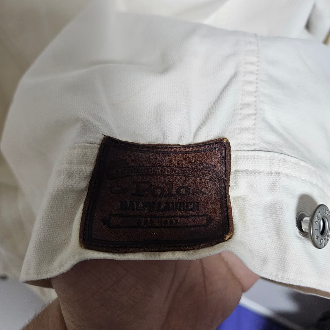 폴로 화이트 코튼 트러커 상품이미지7