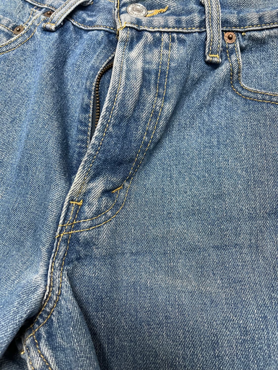 00s 리바이스 550 컷오프 데님 반바지 30 상품이미지5