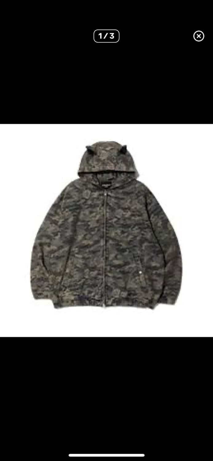 크리틱 데빌 데님 카모 후드집업(M) 상품이미지1