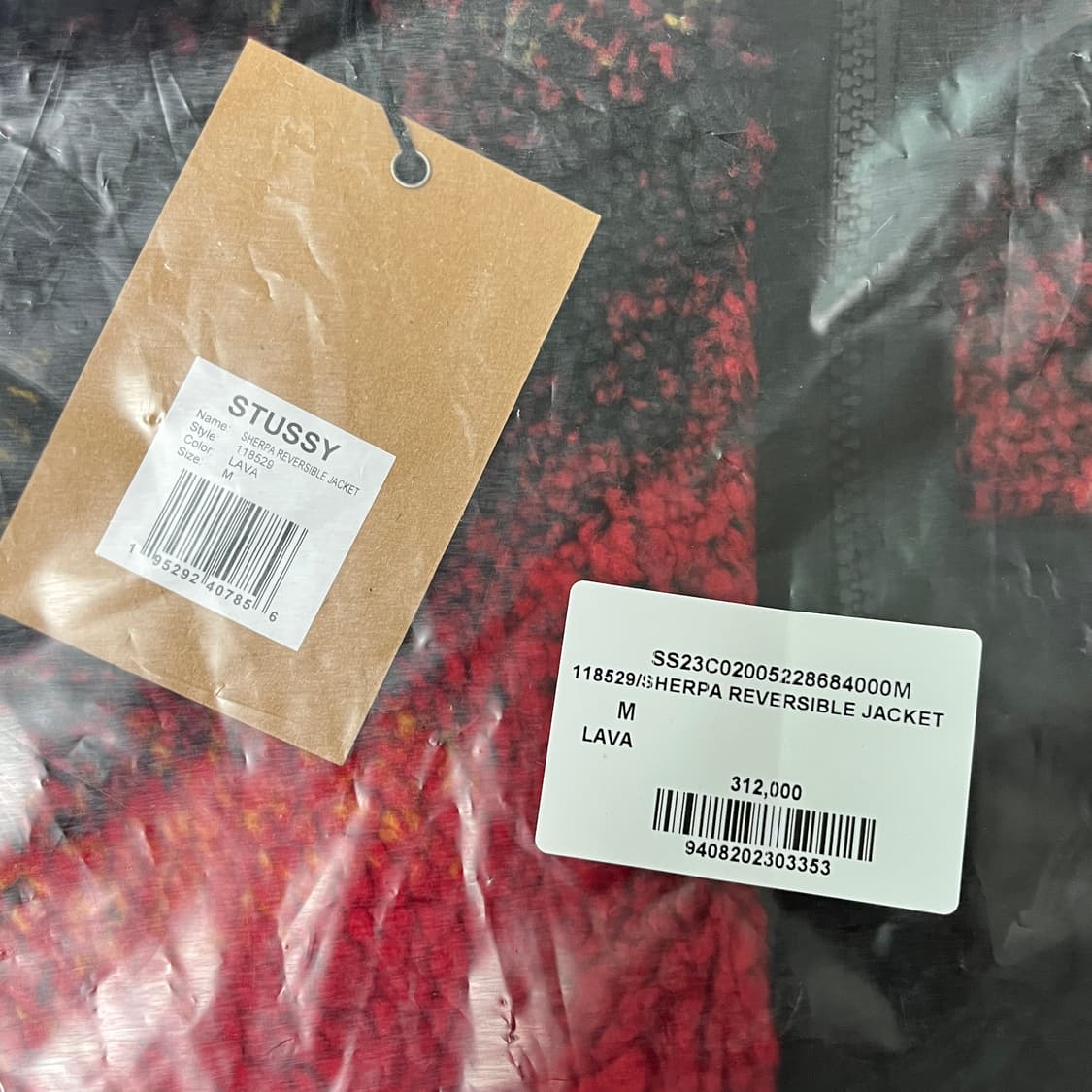 새상품 스투시 쉐르파 리버시블 자켓 후리스 상품이미지10