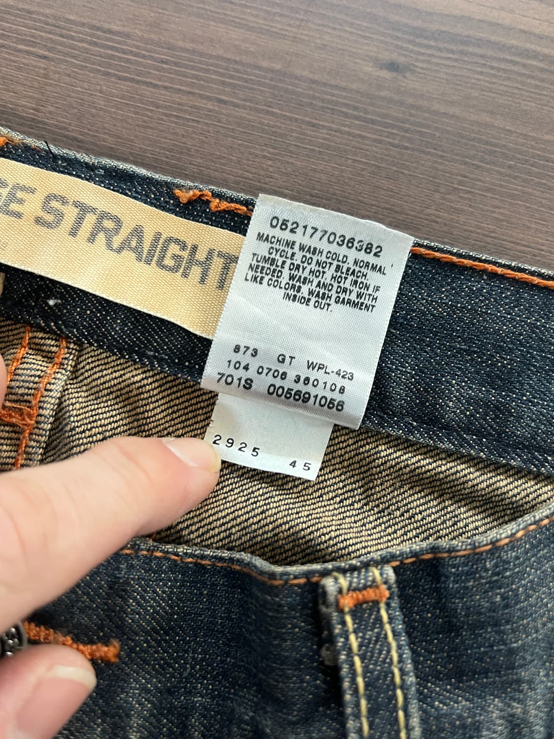 00s Levis 리바이스 569 루즈 스트레이트 데님 팬츠 상품이미지8