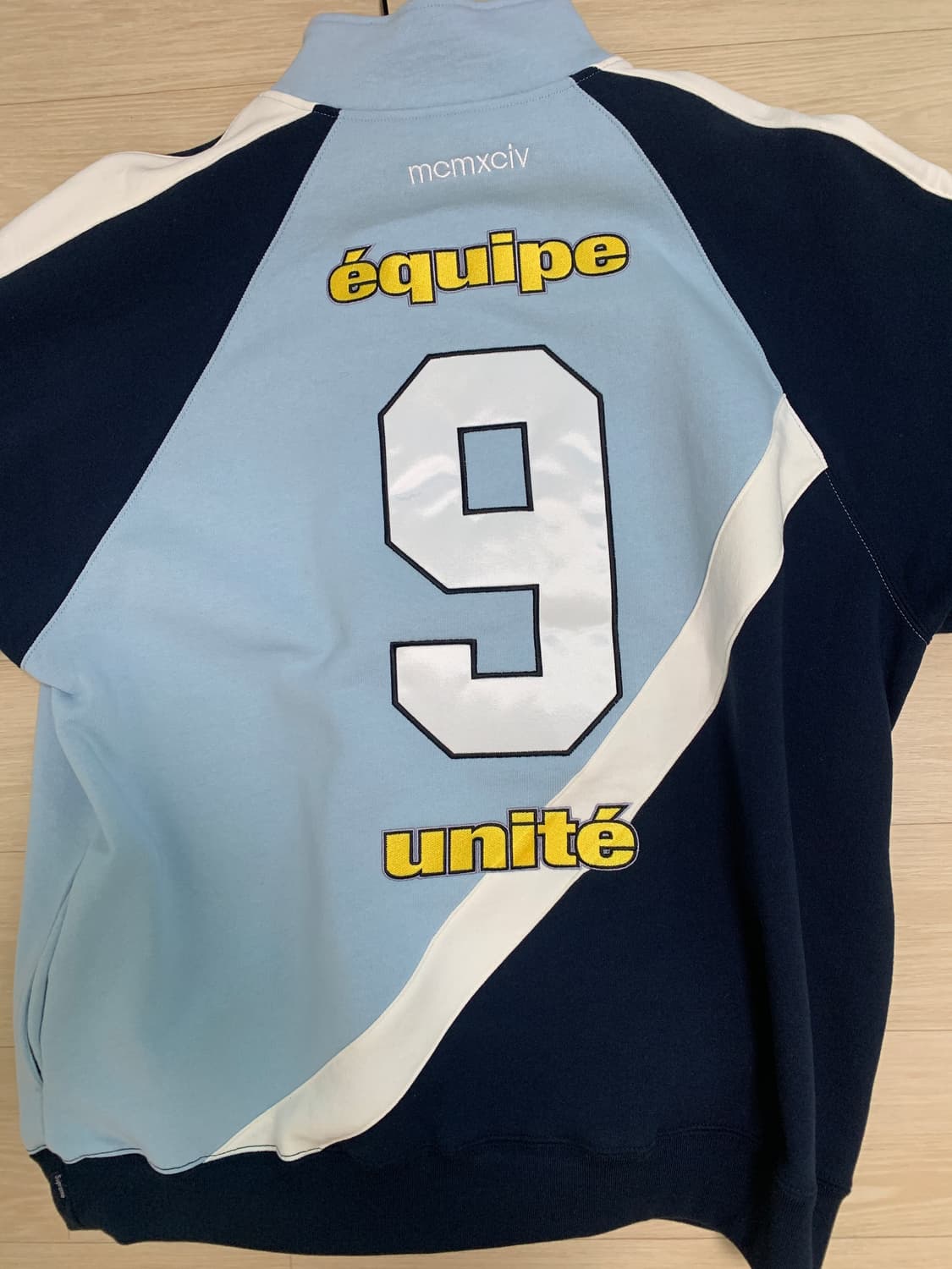 Supreme Equipe half zip sweatshirt 상품이미지3