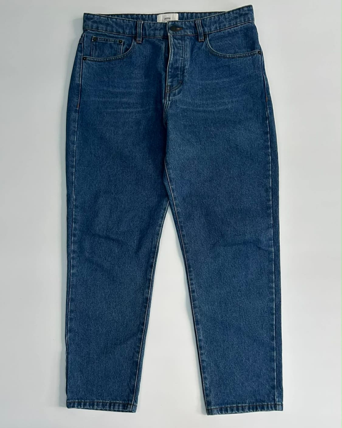 [33] Ami 아미 테이퍼드 핏 데님 팬차 상품이미지1