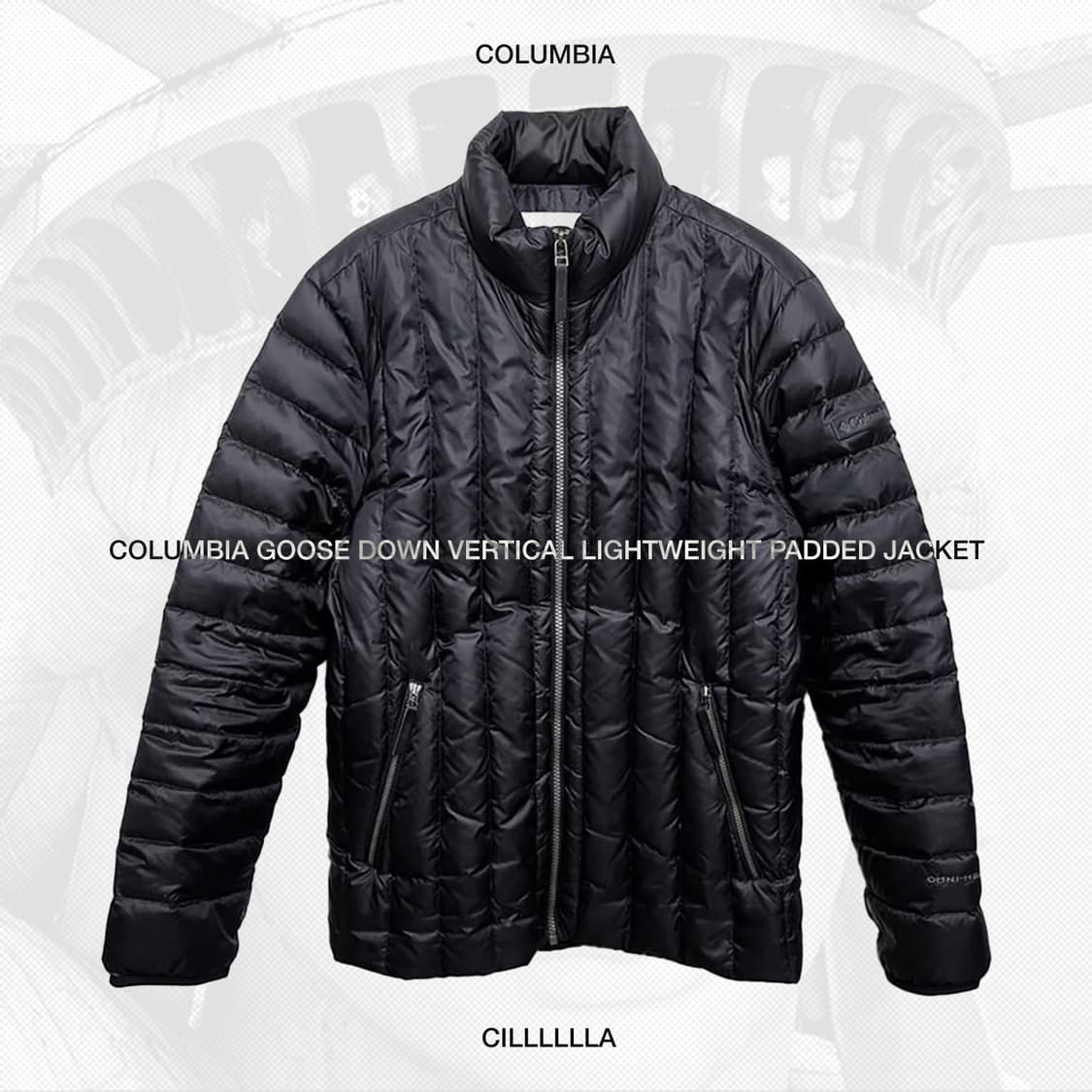 [L,100] COLUMBIA  컬럼비아 구스다운 버티컬 경량 패딩자켓 상품이미지1