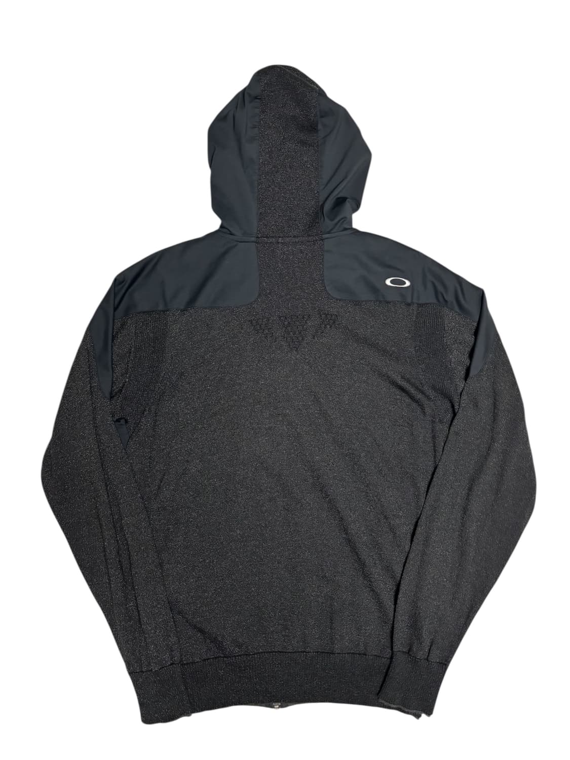 오클리 스컬 로고 사선 지퍼 블랙 후드 집업 XL 상품이미지2