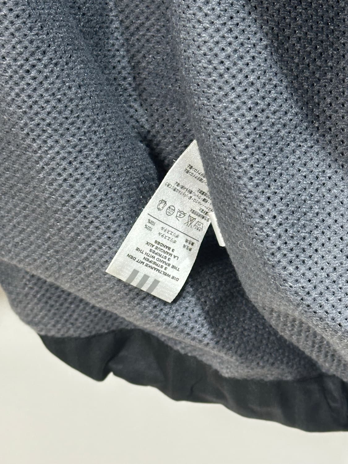 아디다스 삼선 블랙 그라데이션 져지 바람막이 상품이미지4