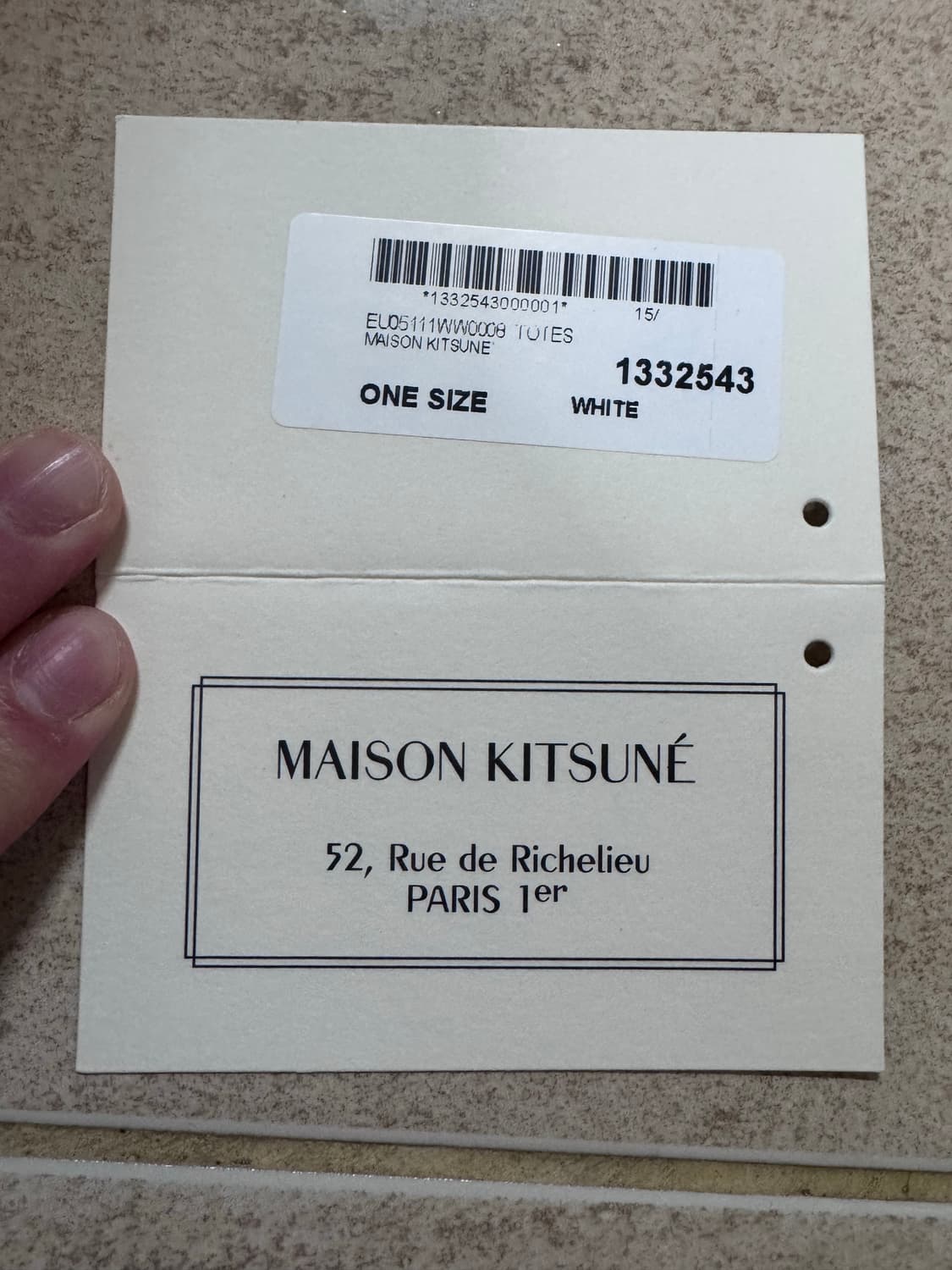 메종키츠네 파스텔 폭스헤드 에코백 (토트백) 상품이미지8