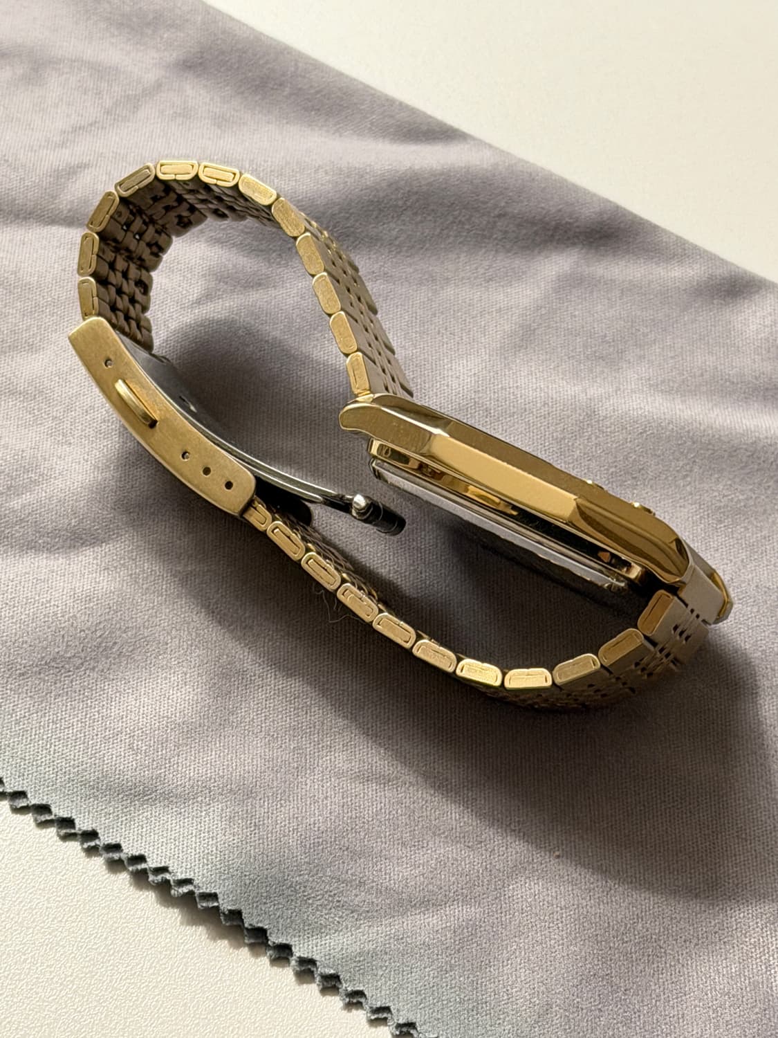 카시오 A1100 골드 + 가죽 스트랩 상품이미지4