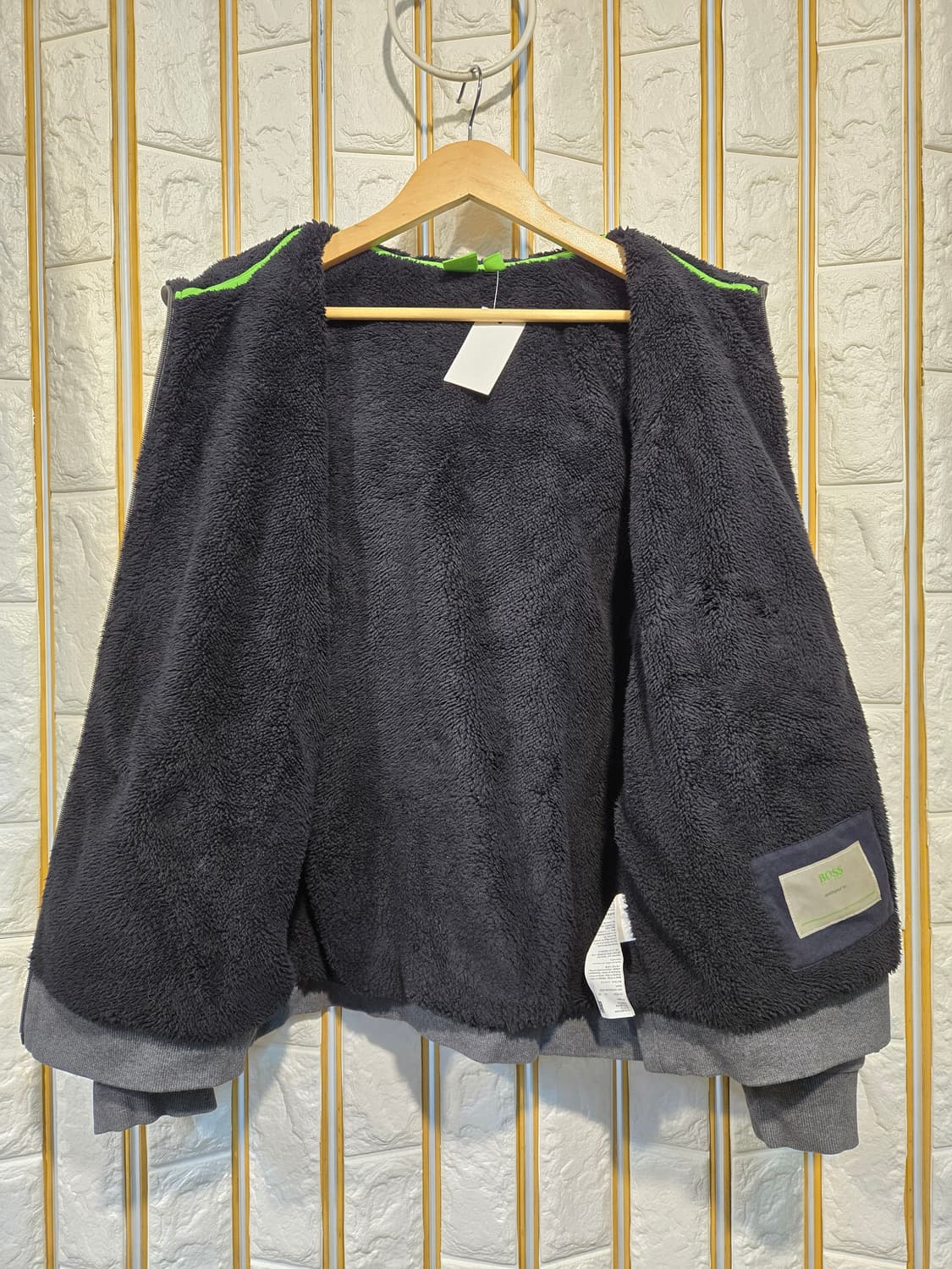 휴고보스 남성 털 후드점퍼 후드집업L-XL 상품이미지7