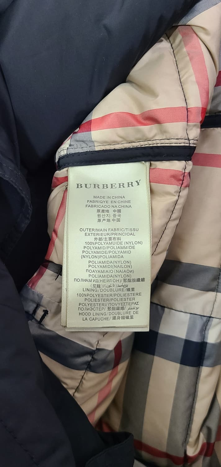 버버리 브릿 블랙 패딩 코트 S 상품이미지6