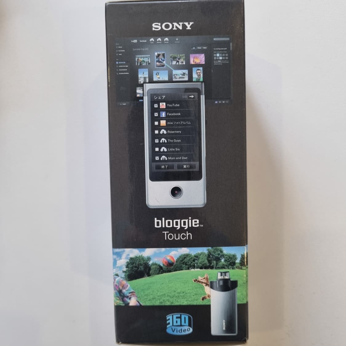 일본 박스풀셋 소니 빈티지카메라 캠코더  360도 파노라마렌즈  블로기  상품이미지6