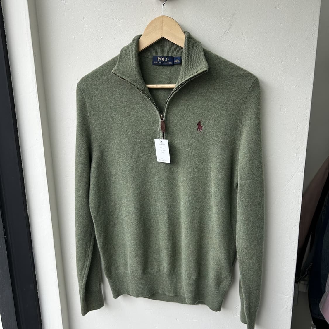 15216 - 폴로 랄프로렌 카키 반집업 니트 상품이미지2