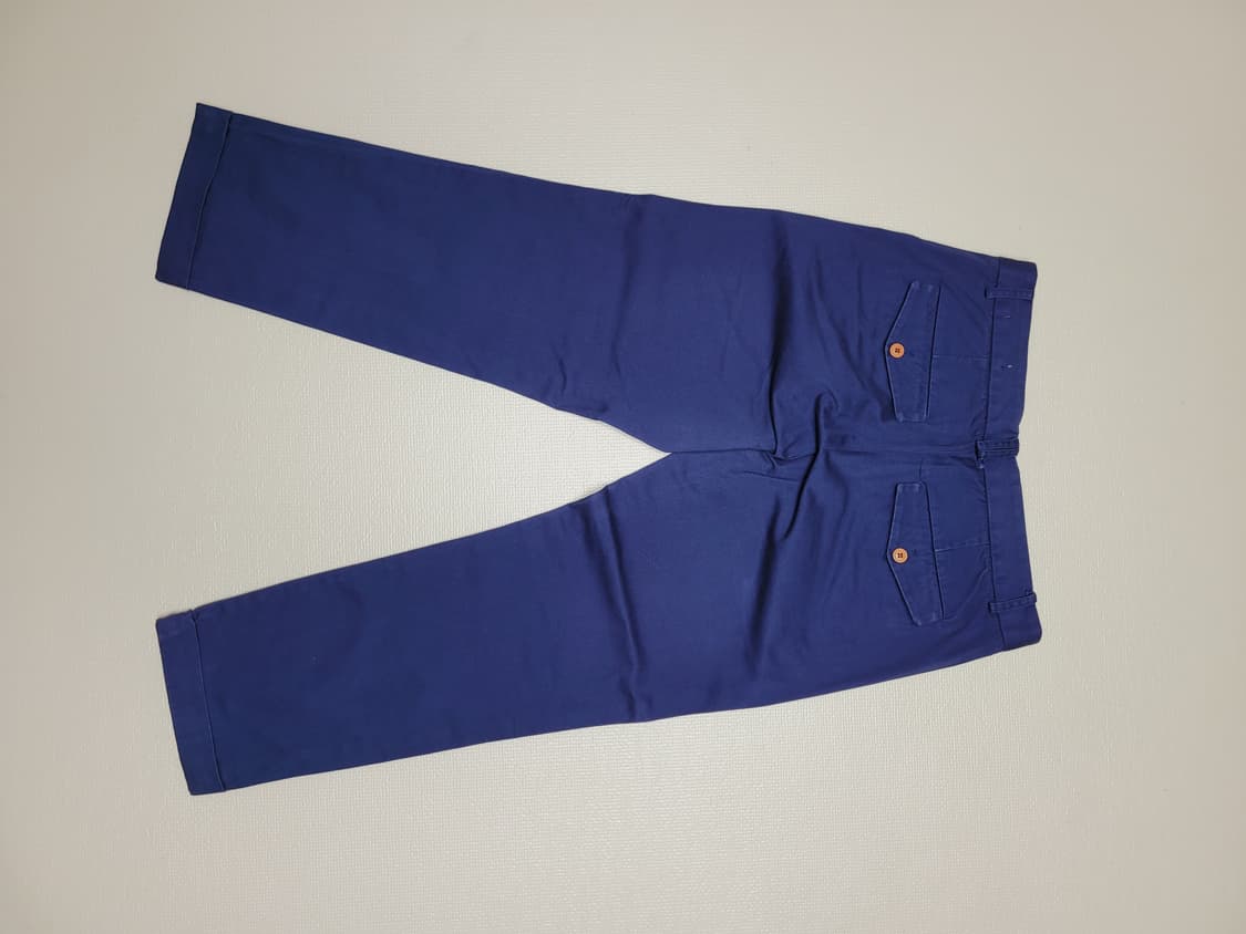 코너스 CONUS 남자 롤업 면바지 31 딥블루 상품이미지8