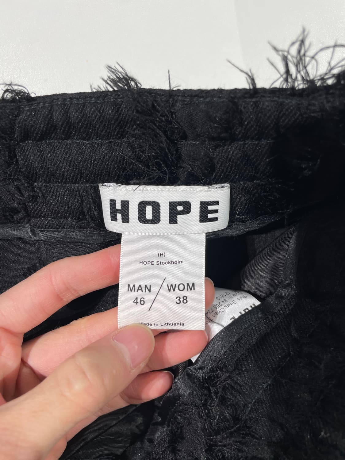 호프 블랙 브레이크 클린 트라우저 상품이미지7