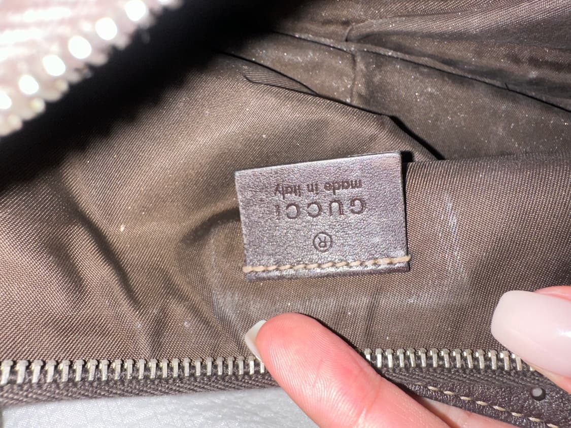 구찌 자카드 빈티지 미니 숄더백 하트 상품이미지6