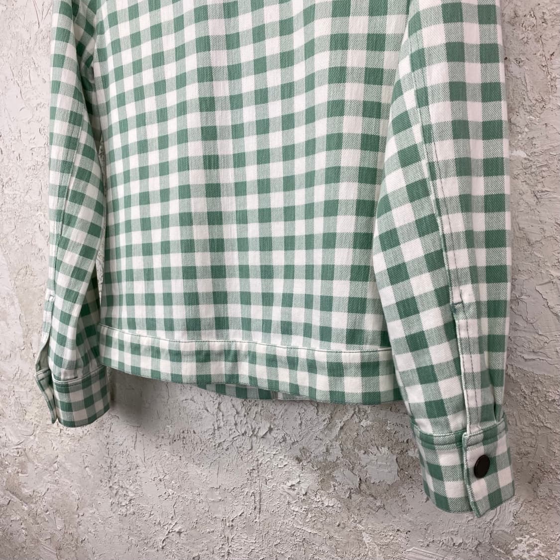 이삭 미즈라히 체크 패턴 코튼 블렌드 트러커 자켓 상품이미지6