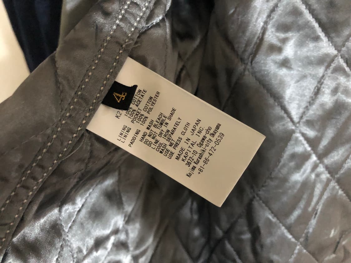 캐피탈 8온즈 데님 라이닝 캑터스 커버롤 인디고 4사이즈 상품이미지9