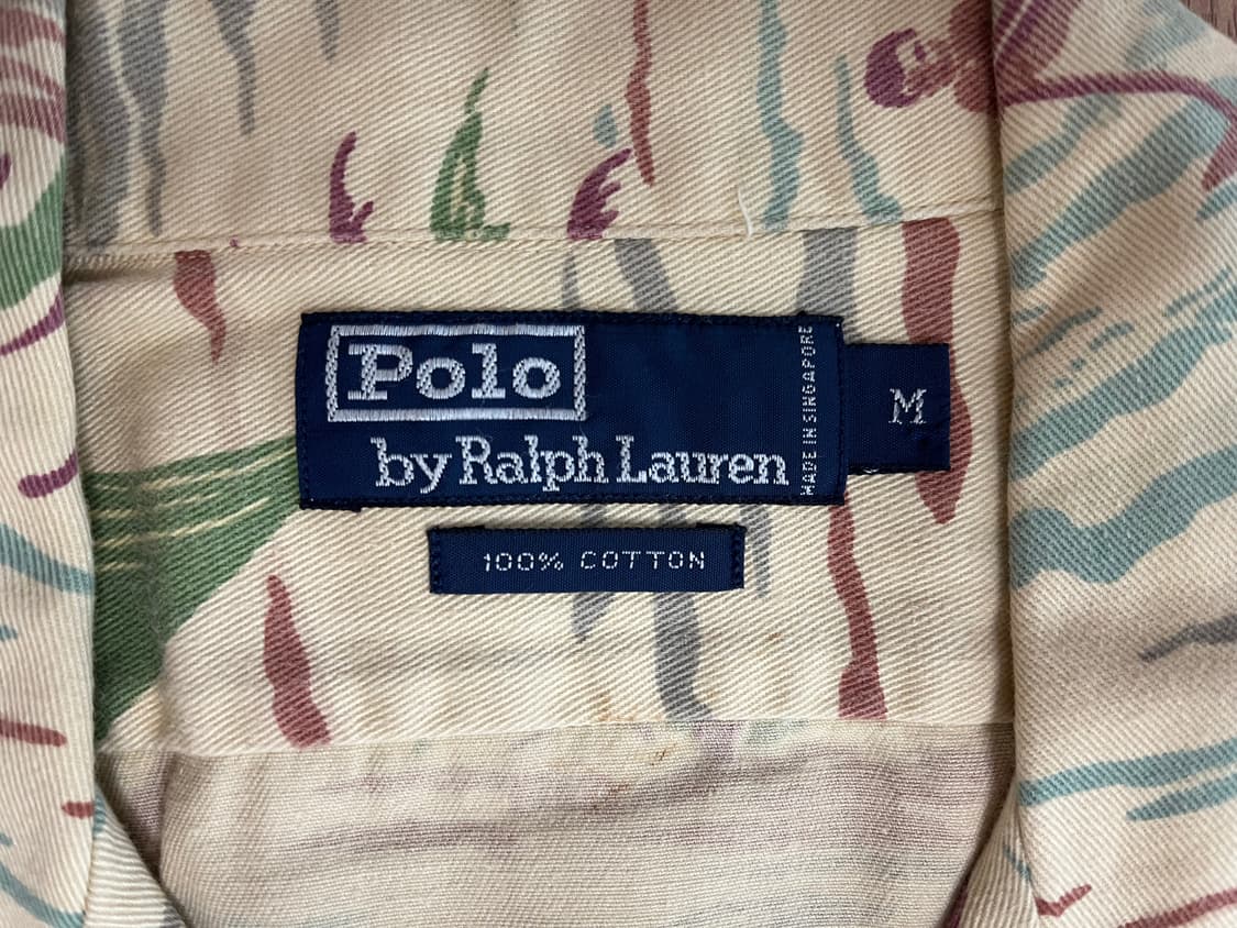 폴로 랄프로렌 코튼 하와이안 캠프 셔츠 사이즈 M 상품이미지5