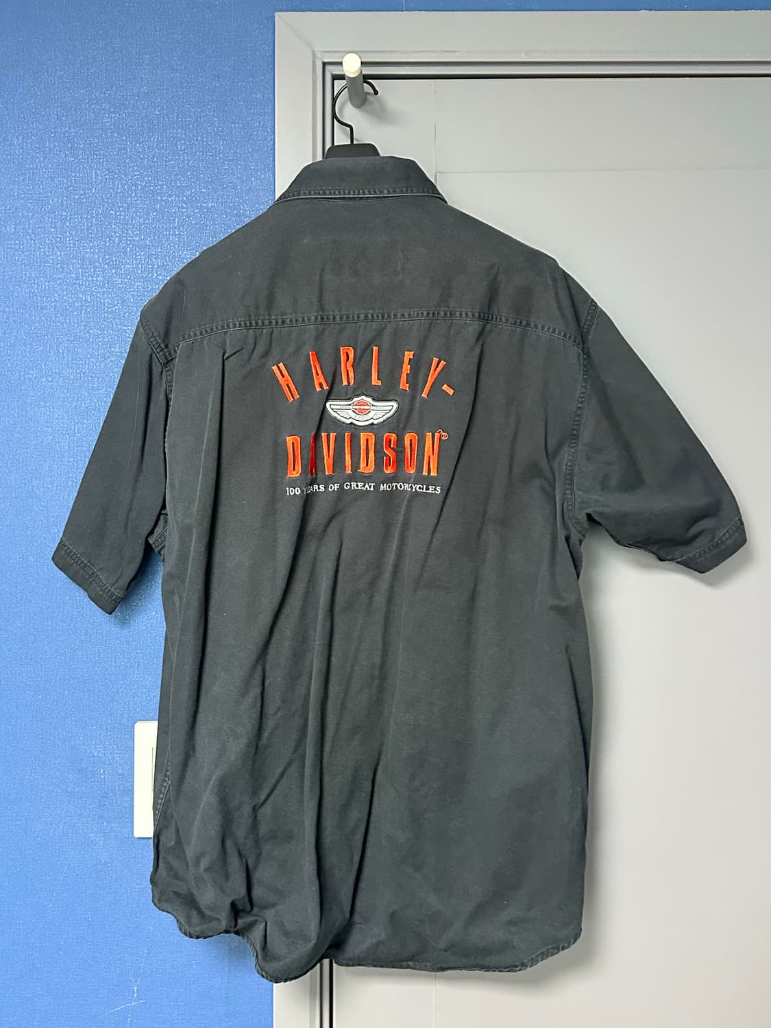 할리데이비슨 빈티지 셔츠 L 상품이미지2