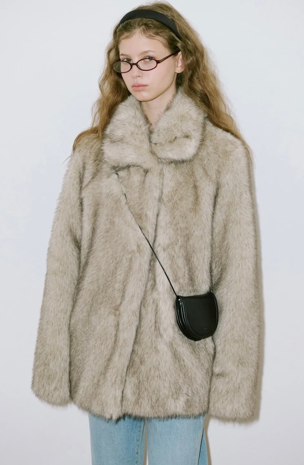 시눈 퍼자켓 sinoon Heavy mix fur jacket 상품이미지1