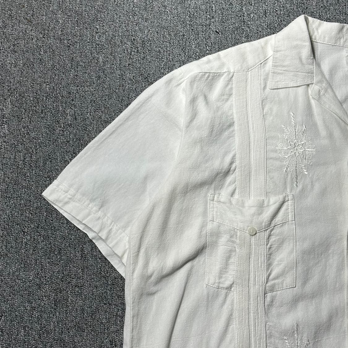 빈티지 쿠바 하프셔츠 (XL/old-7701) 상품이미지4
