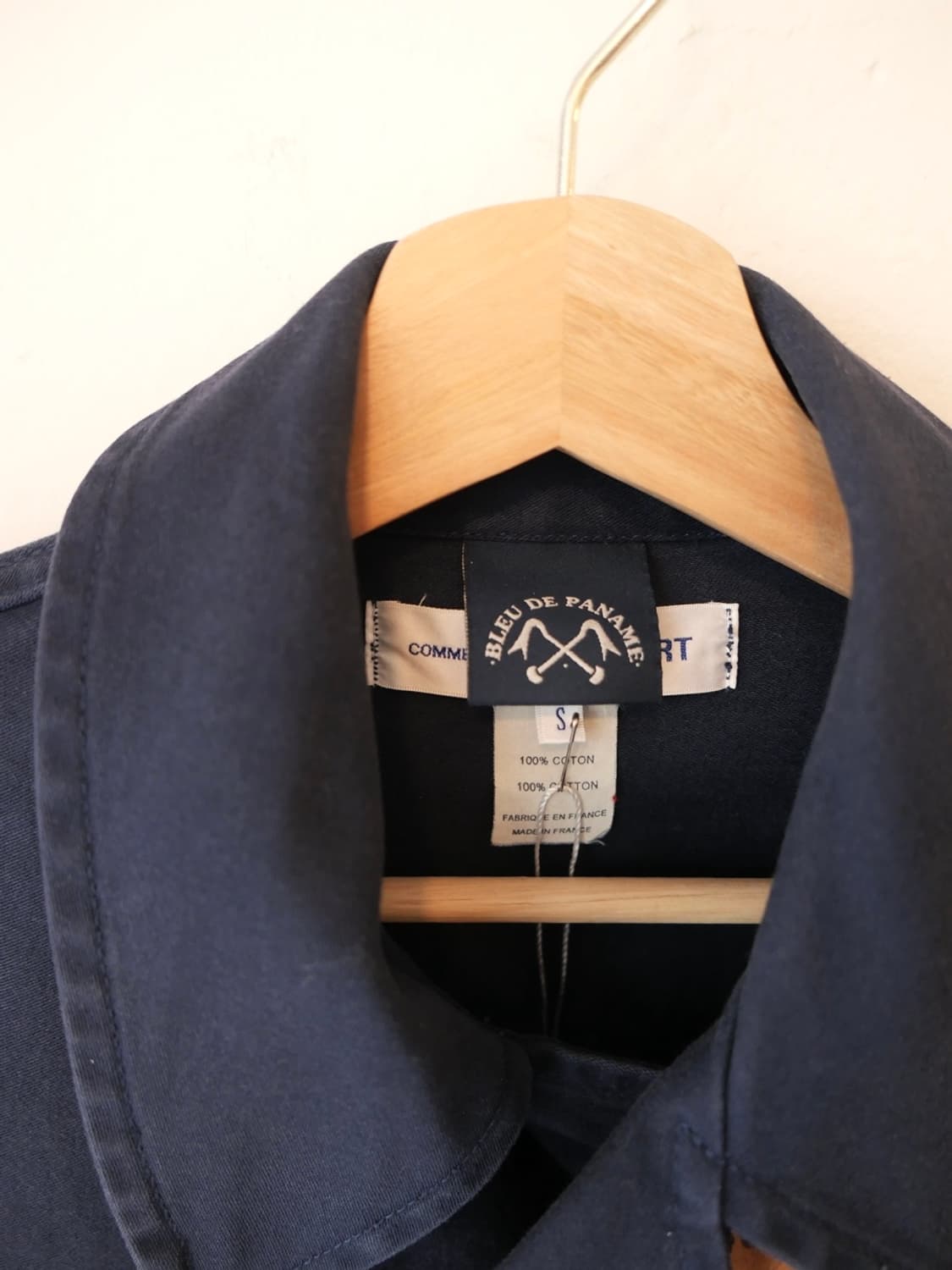 꼼데가르송 셔츠 x 블루 드 빠남 코튼 피 코트 상품이미지4