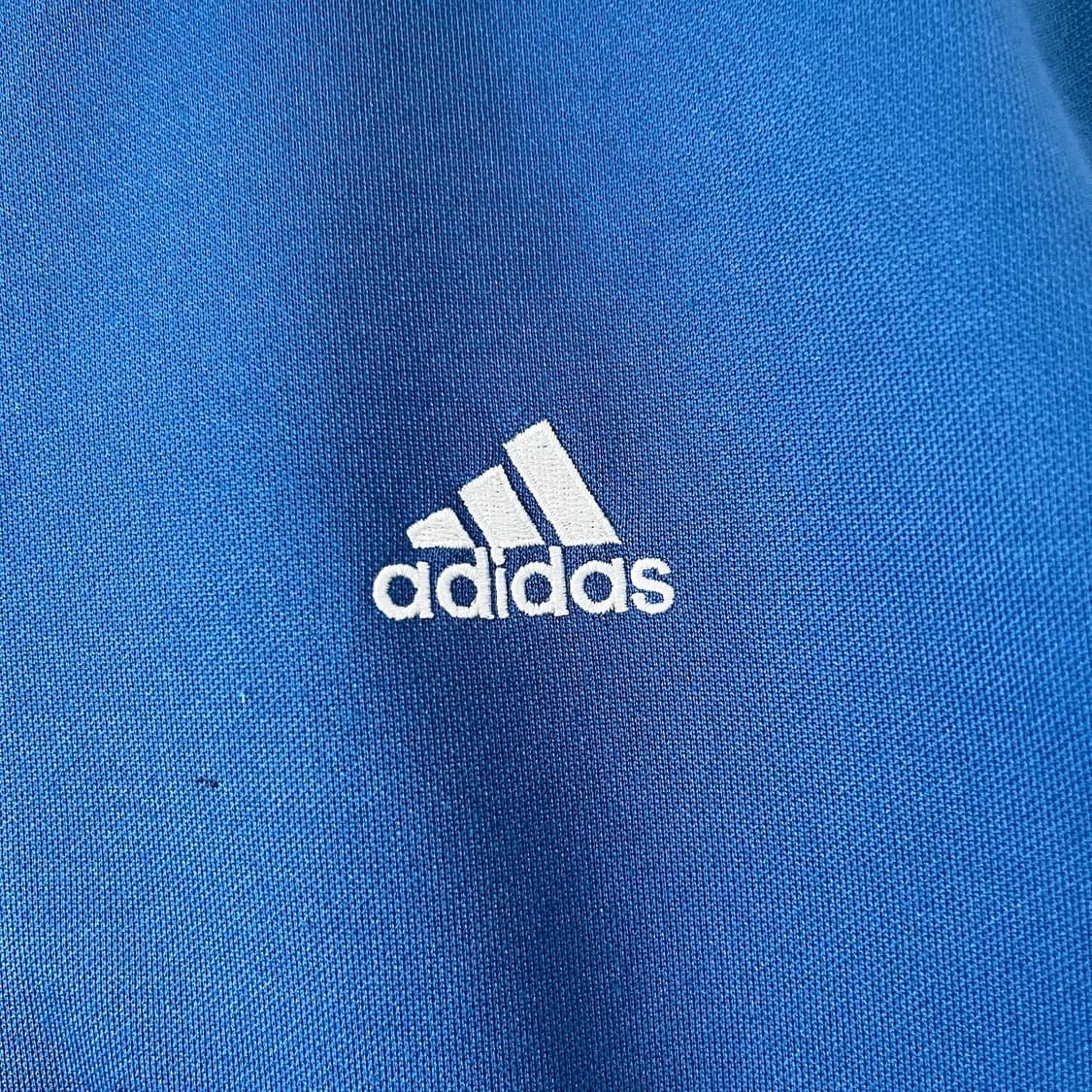 아디다스 블루 화이트 삼선 트랙탑 상품이미지4