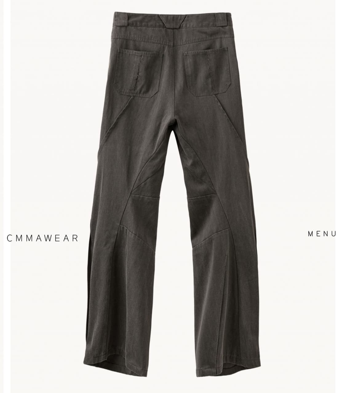 cmmawear Engineered Dart Denim Sumi Dye 상품이미지2