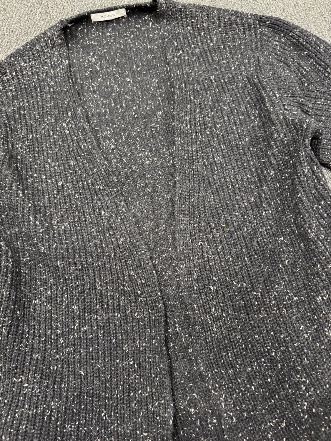 OS)MOUSSY 빈티지 여성 보카시 니트 롱 가디건 상품이미지4
