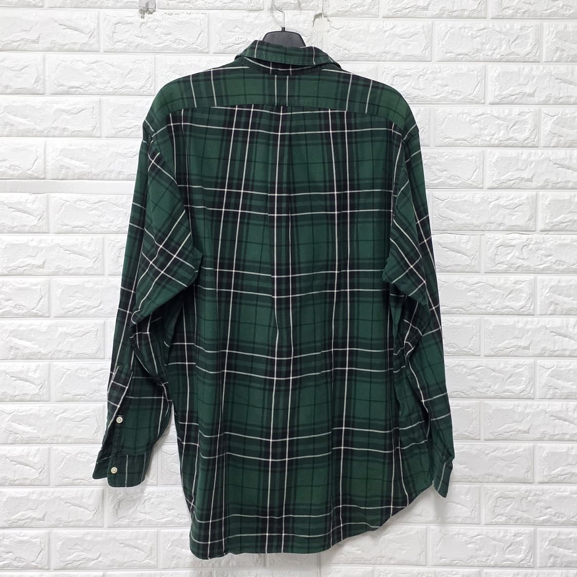 폴로 랄프로렌 오버핏 체크 셔츠 L 상품이미지4