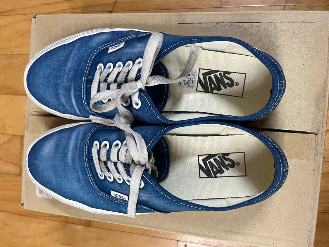 반스 어센틱 웨이브 워시드 블루 270 상품이미지2