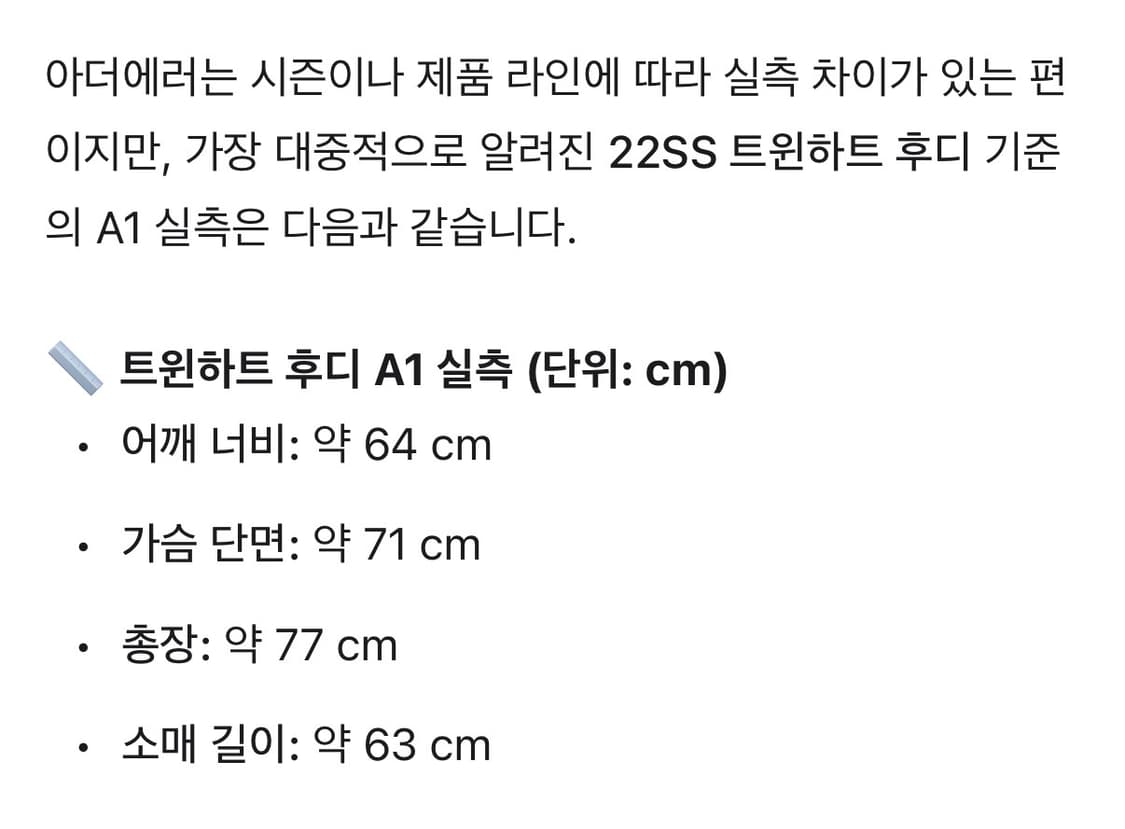 아더에러 트윈하트 후디(22ss) a1사이즈 상품이미지8
