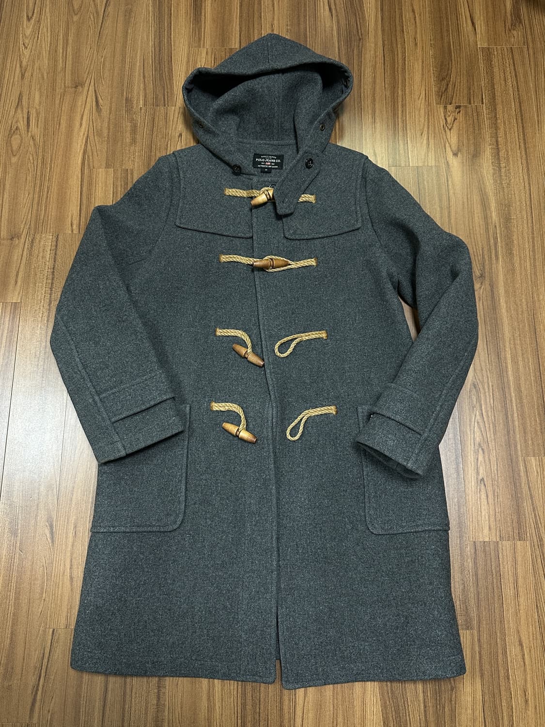 폴로진스 울 더플코트 그레이(여성 M) 상품이미지1