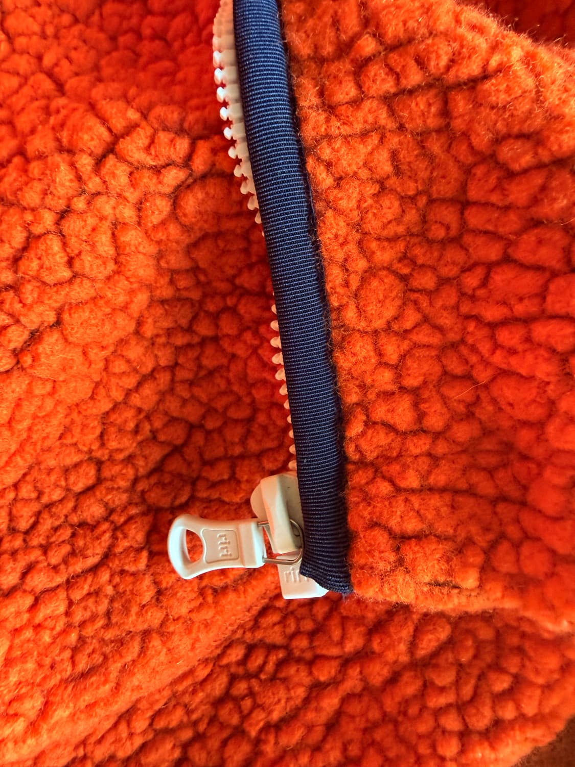 Drake's 드레익스 오렌지 후리스, 플리스 자켓 m 사이즈 상품이미지3