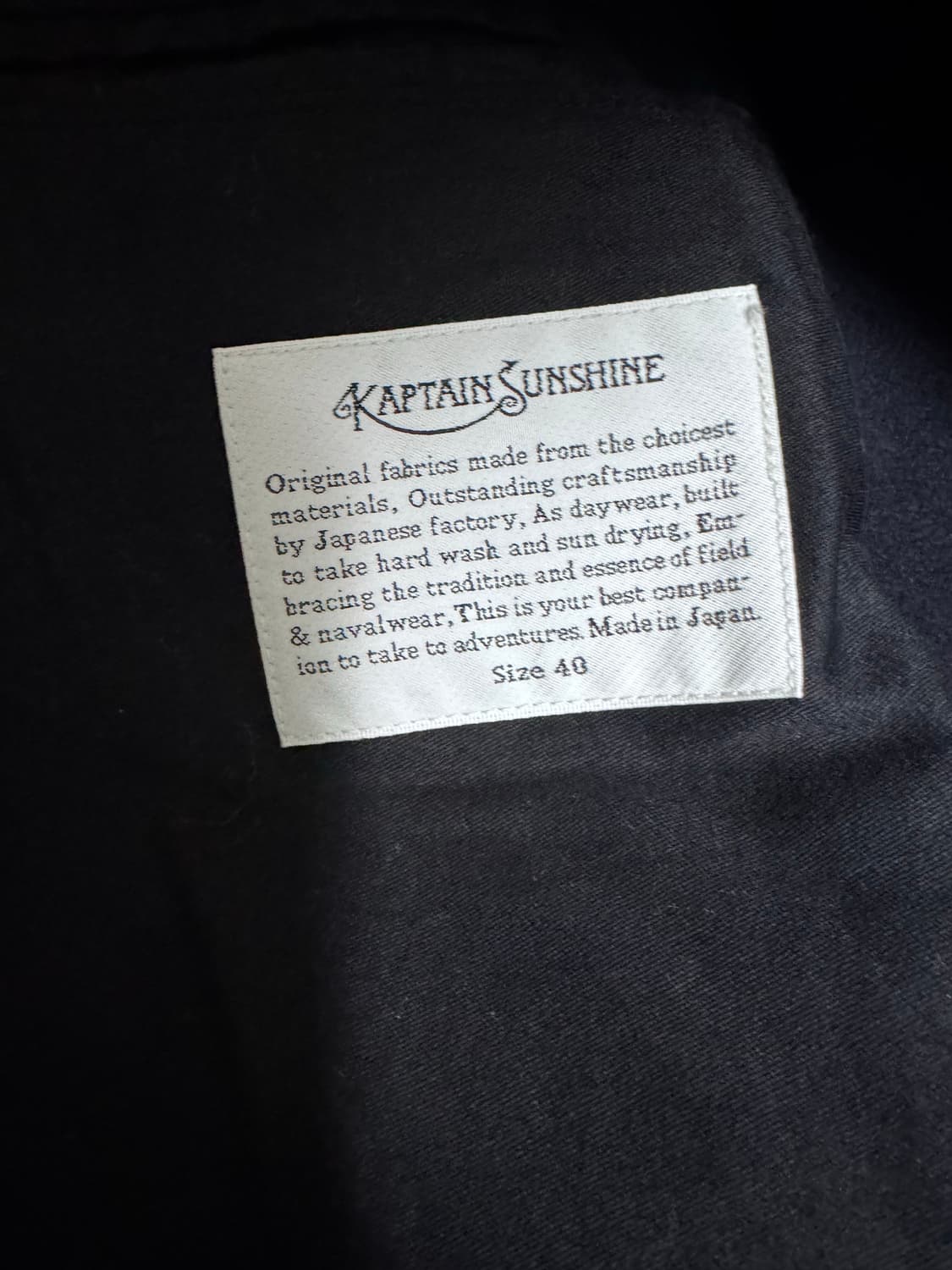 [40] 캡틴선샤인 21fw 트레블러 네이비 상품이미지3