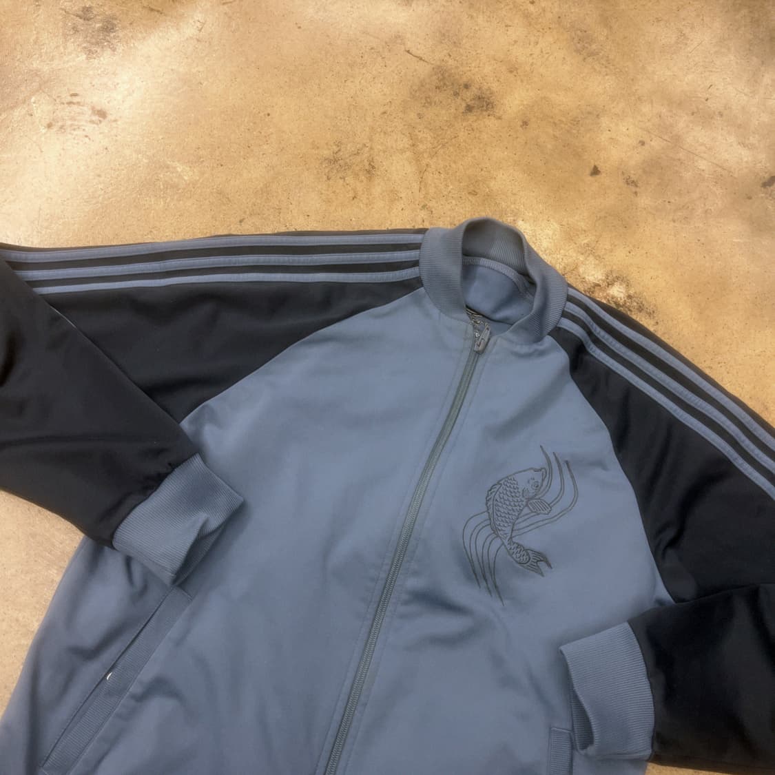 아디다스 블루 블랙 레어 져지 트랙탑 100 상품이미지1