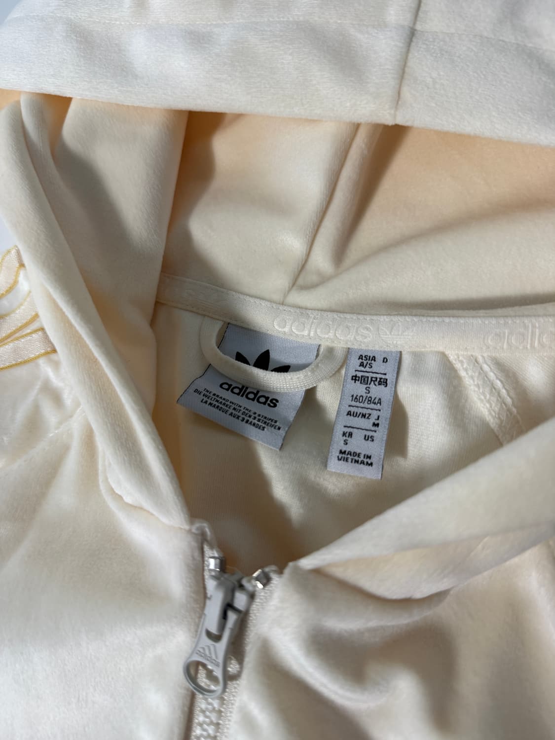 아디다스 오리지널 벨벳 후드 트랙 져지 상품이미지5