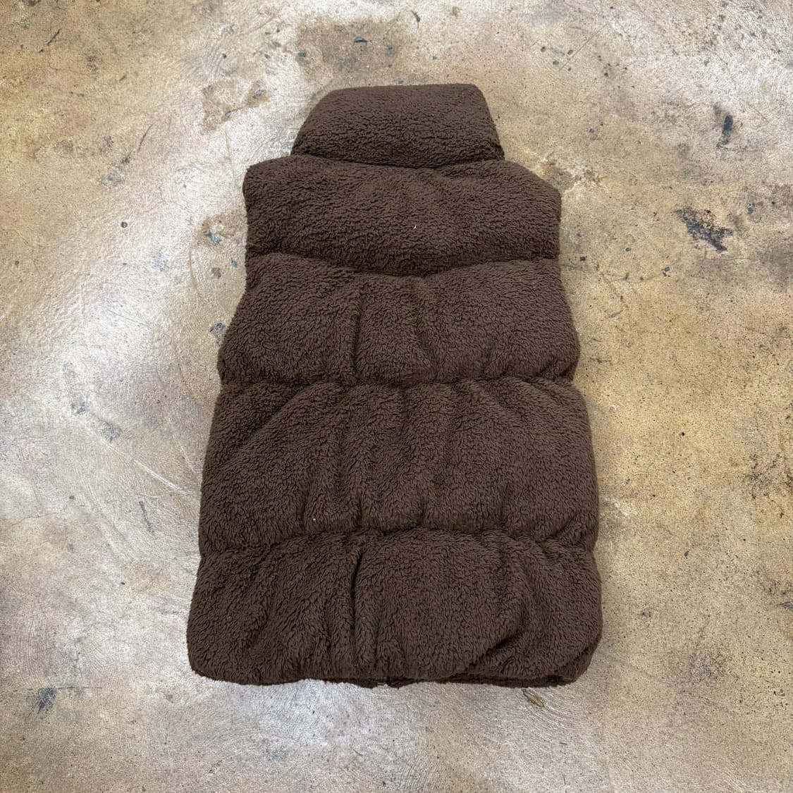 노스페이스 초코 브라운 털 패딩 조끼 80 상품이미지3