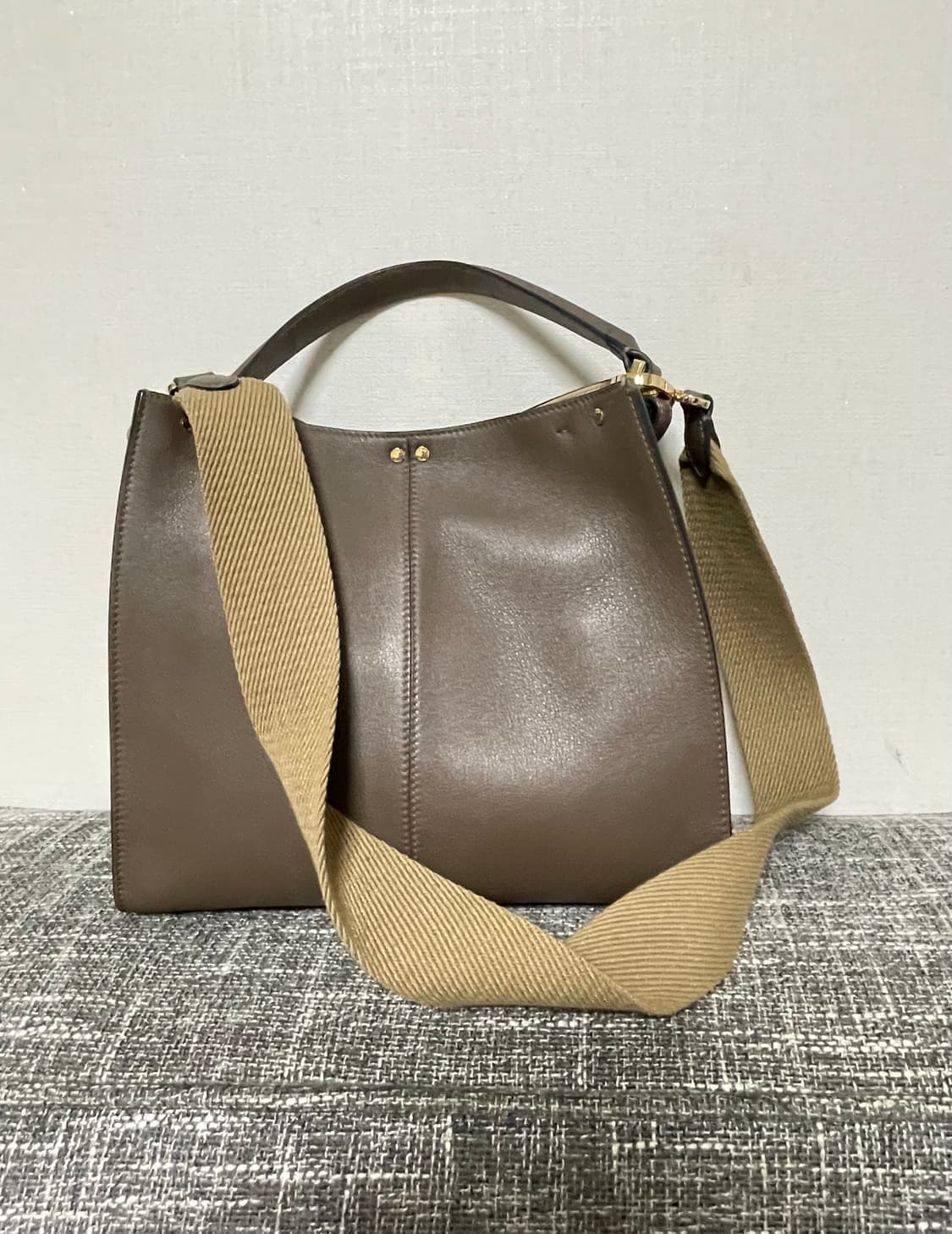 펜디 피카브 X 토트백 브라운 정품 최저가 상품이미지3