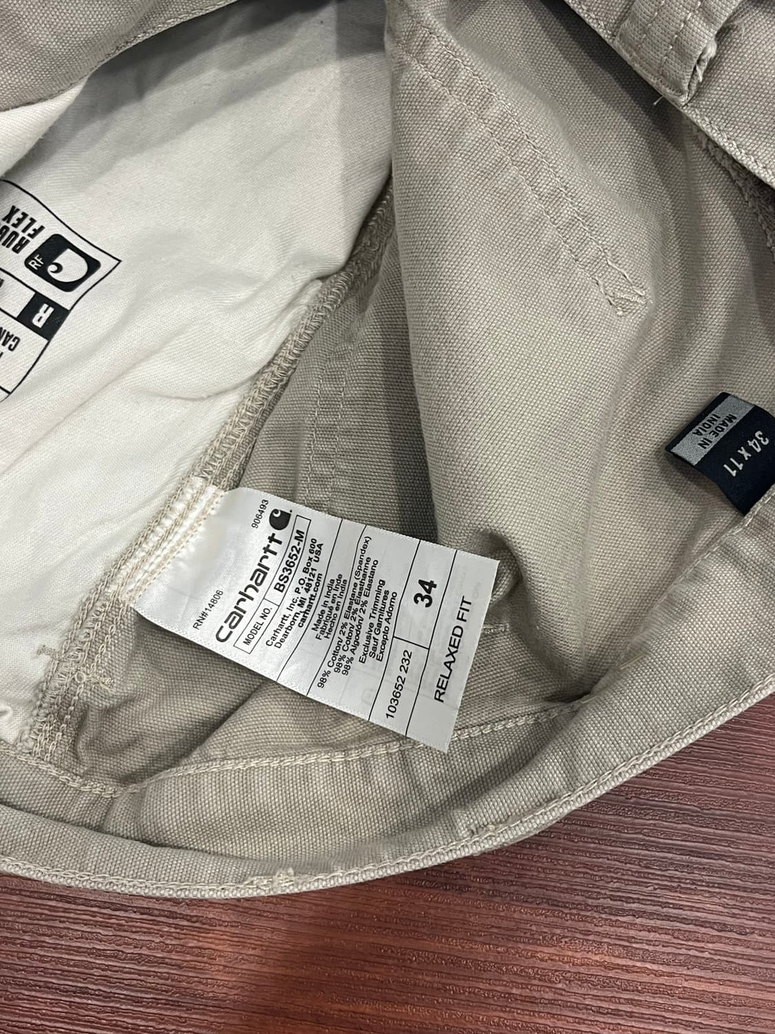 Carhartt 칼하트 러기드 카펜터 워크 하프 팬츠 (33-34inch 상품이미지10