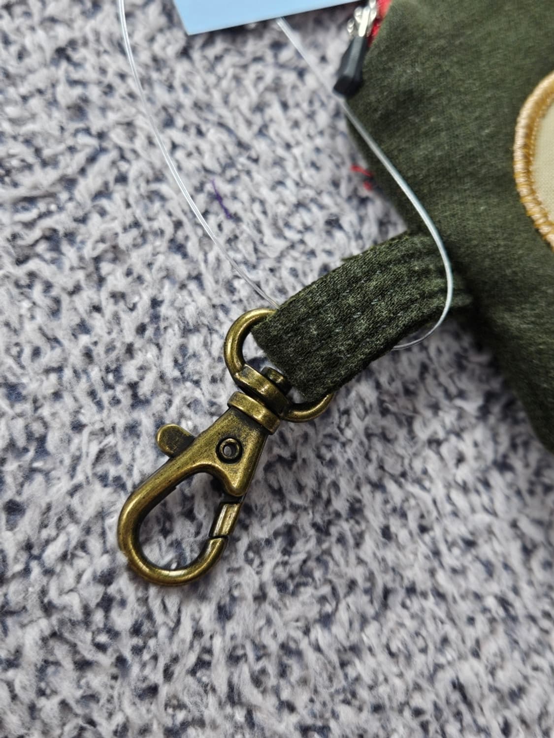 핸드메이드 리워크 커스텀 패치드 키링 월렛 (13X10) / 10733 상품이미지3