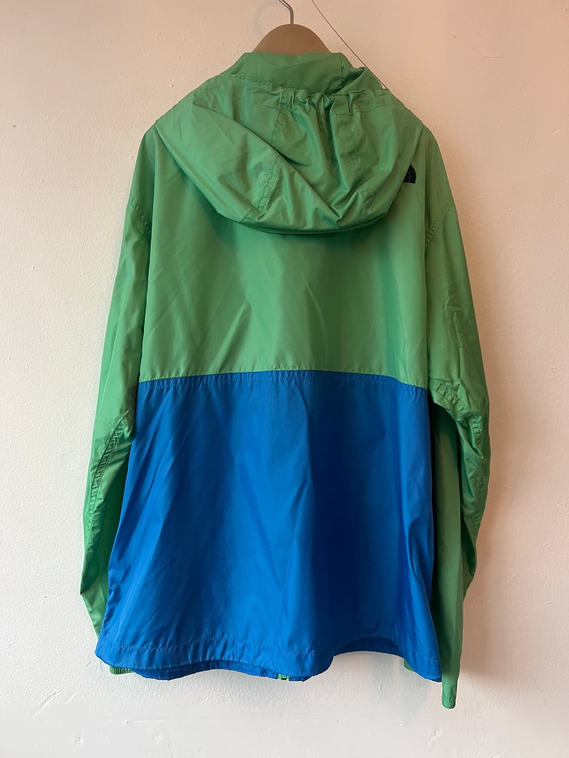 노스페이스 남성 그린블루 윈드브레이커 바람막이후드점퍼 상품이미지3