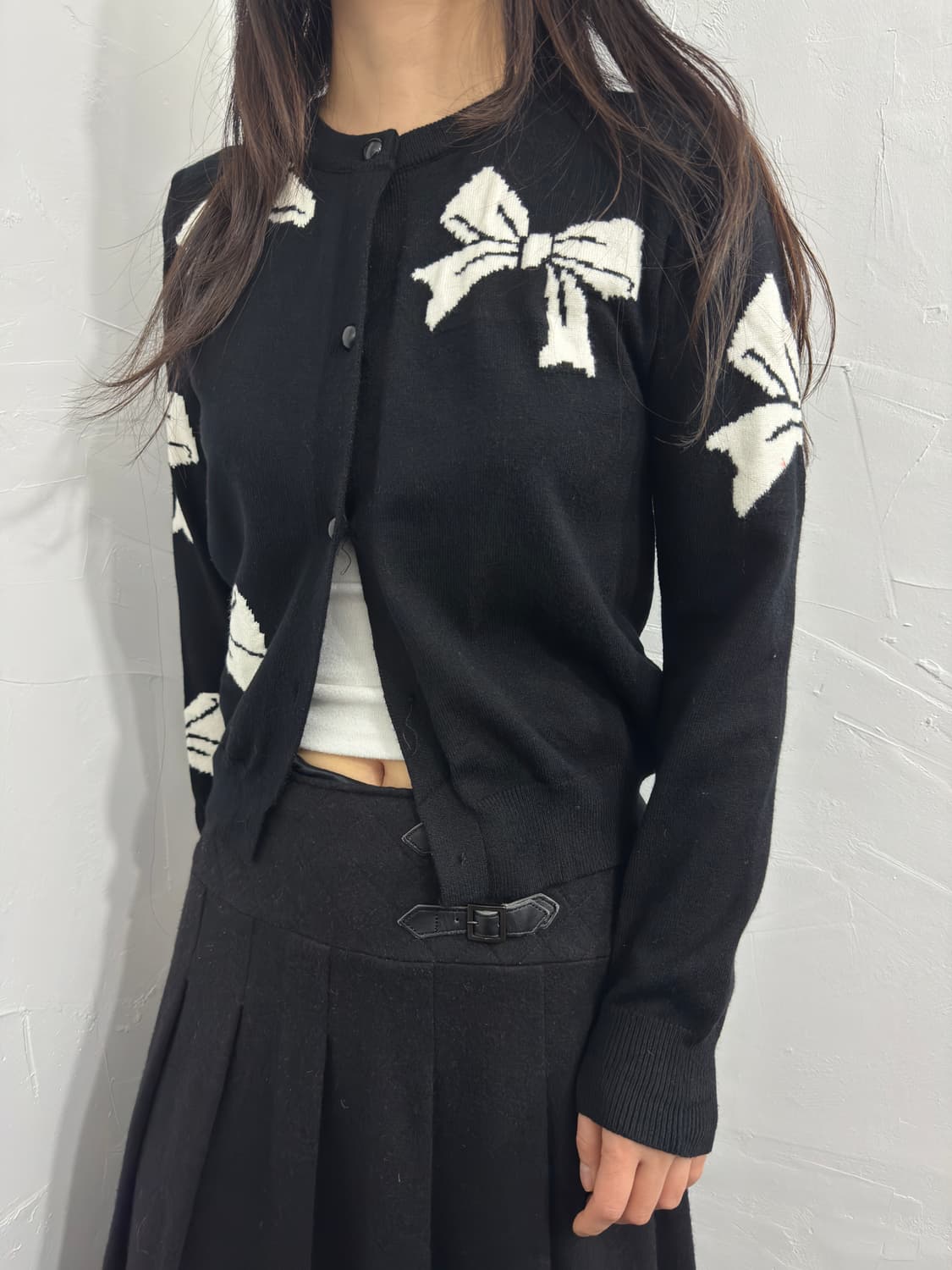 ribbon knit cardigan 상품이미지2