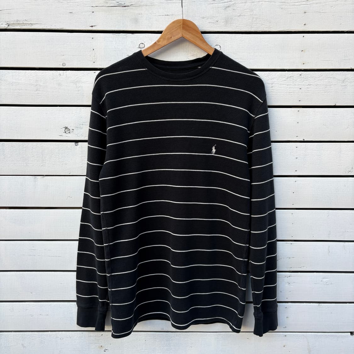 Polo 폴로 스트라이프 와플티 롱슬리브 상품이미지1