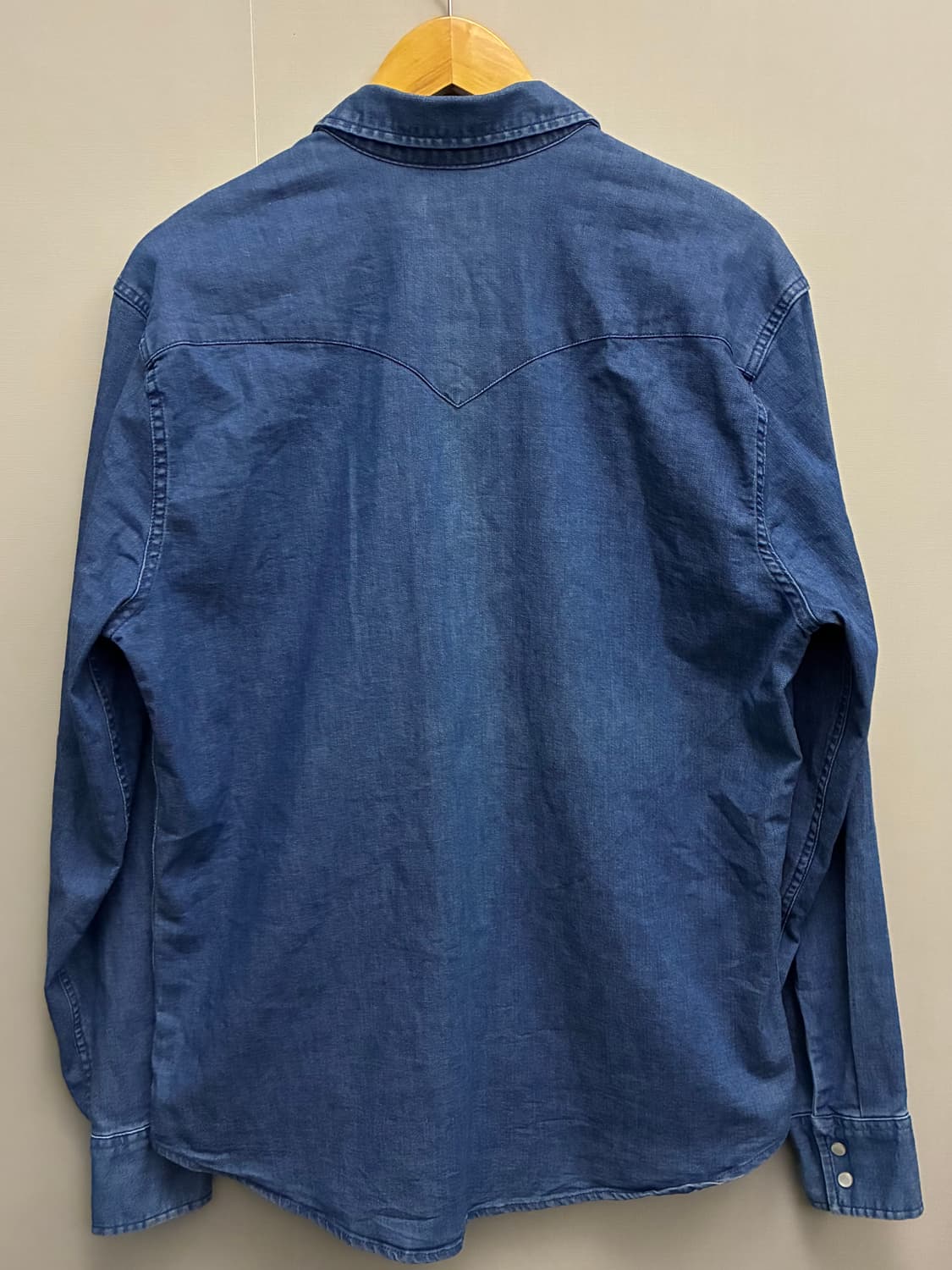 (L)리바이스 투포켓 중청 웨스턴 데님셔츠 웨스턴셔츠 lvc 상품이미지6