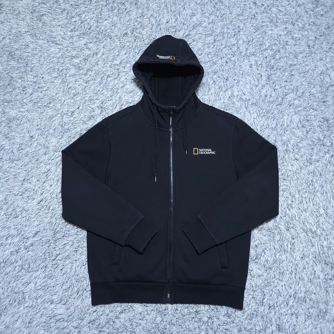 내셔널지오그래픽) XL 남자 폴리샤 기모후드집업 / 왕눈이샵 상품이미지1
